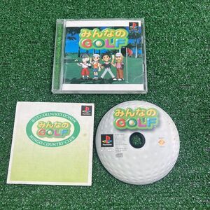 Minna no Golf 1‎ Everybody's Golf Playstation PS1 Japan import US Seller
